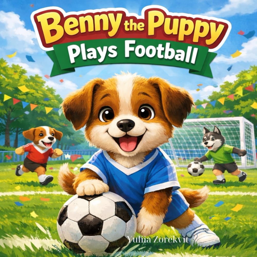 Benny the Puppy Plays Football: A Story About Courage, Practice, and Teamwork