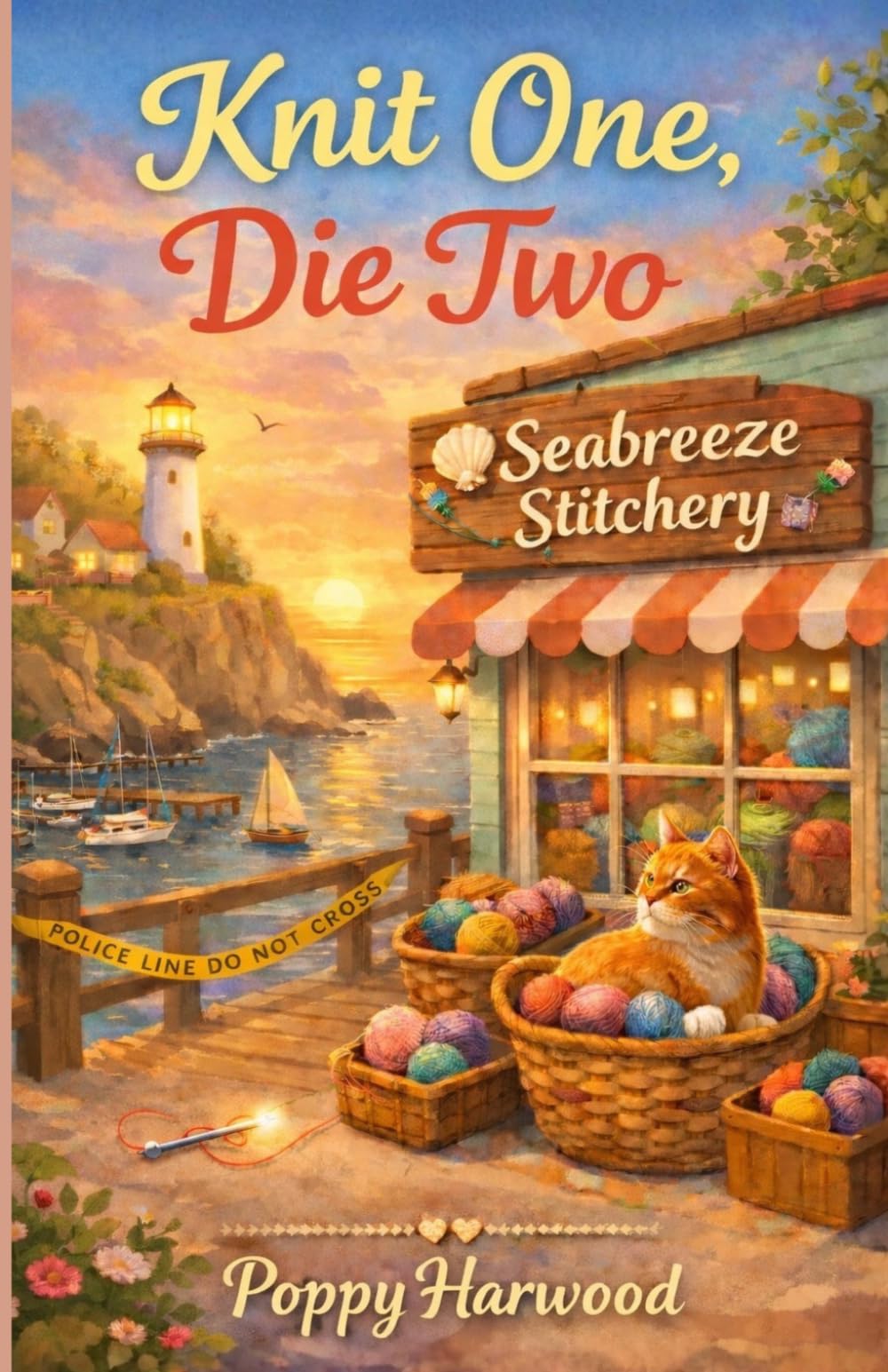 Knit One, Die Two: A Coastal Craft Shop Cozy Mystery: 1 (Seabreeze Stitchery Mysteries)