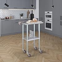 Vista 79 de Mesa de trabajo de acero inoxidable, mesa de metal