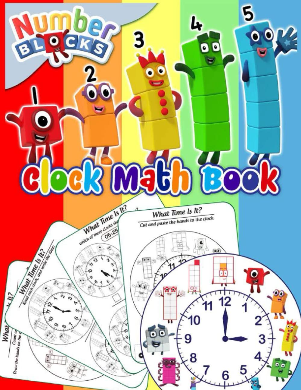 Numberblocks Clock Math Book How To Tell Time On Clock | Desertcart INDIA