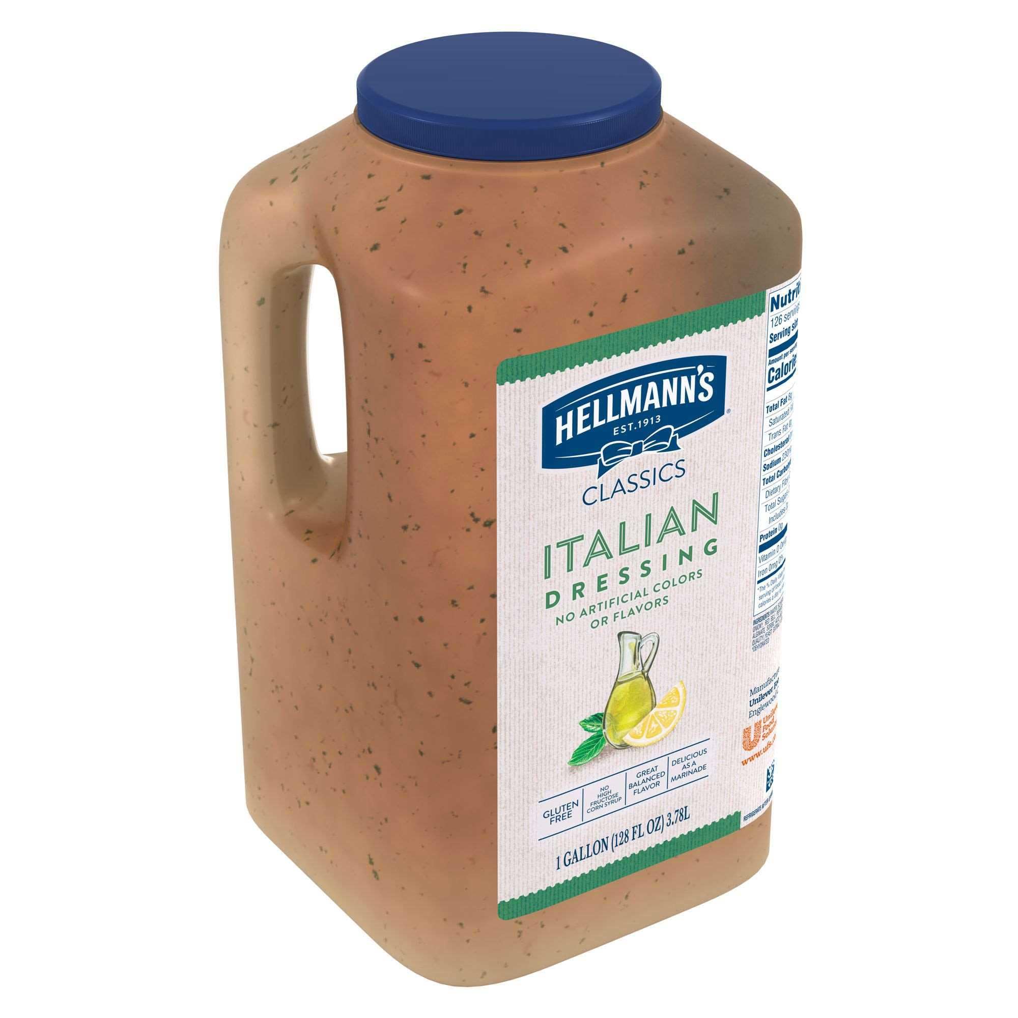 hellmann's classic salad dressing Amazon.com: Hellmann's Classics Italian Salad Dressing Jug Gluten Free, No  Artificial Flavors, Colors or High Fructose Corn Syrup, 1 gallon, Pack of 4  : Books