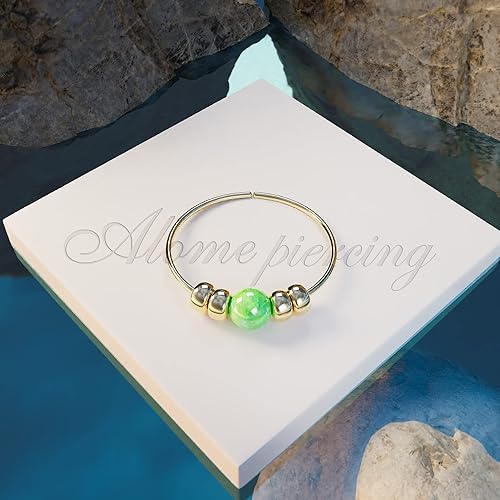 Miniatura 8 de Anillo de nariz de ópalo delicado