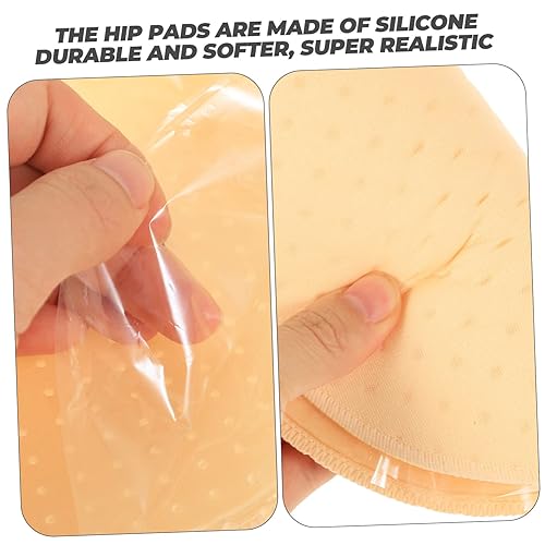 Miniatura 9 de Mobestech 4 almohadillas autoadhesivas de silicona acolchadas falsas para realzar los glúteos, accesorios para niñas, ropa moldeadora, lencería para