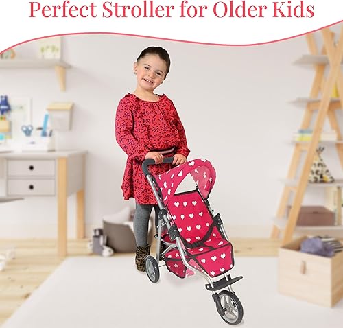 Miniatura 3 de Cochecito de muñeca para muñecas  Cochecito de juguete para niñas de 3 años  Cochecito de bebé para muñecas, cochecito de bebé para muñecas,
