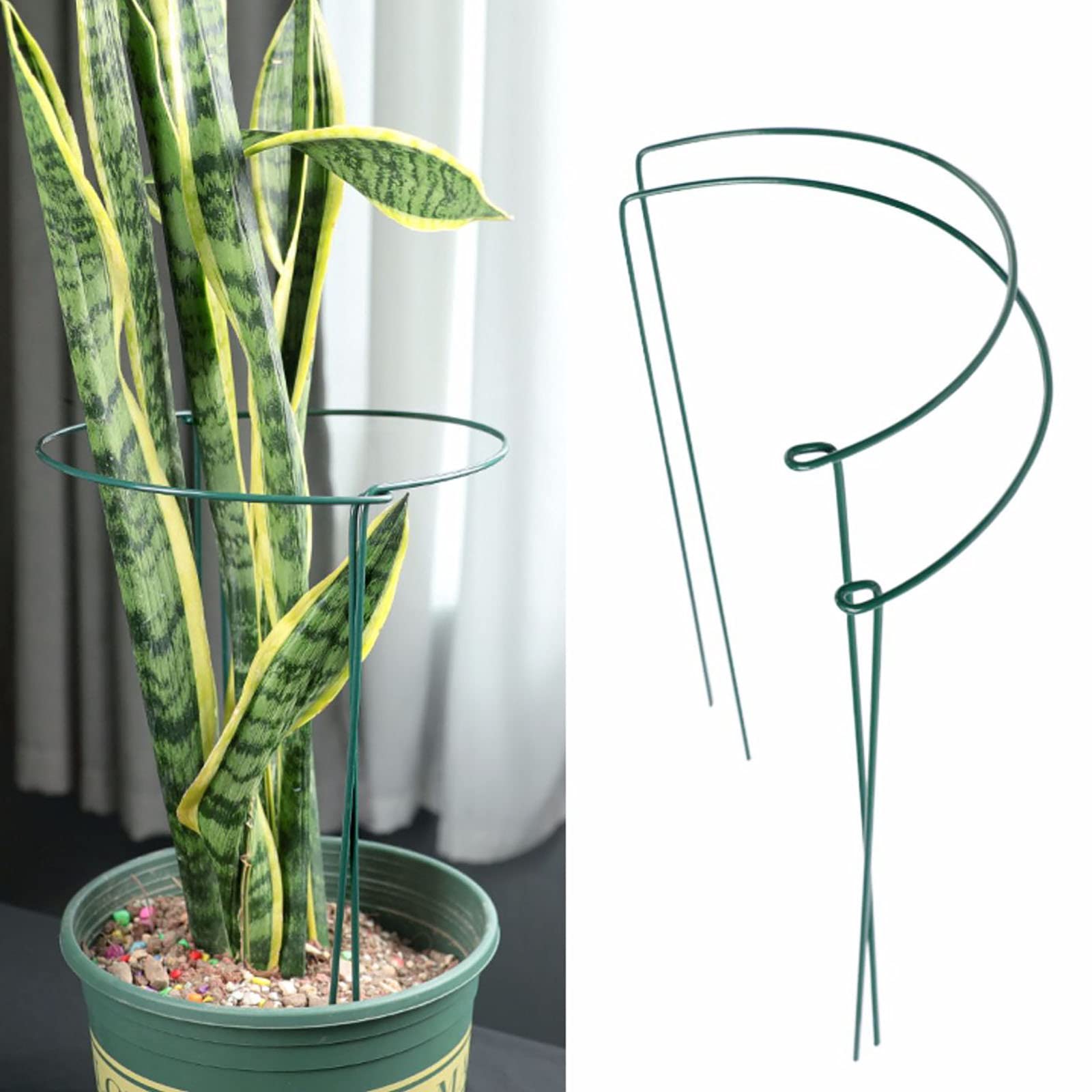 Intensions Natural in de dag steun halfrond 28 mm kalk wit 2 stuks | Raamdecoratie accessoires