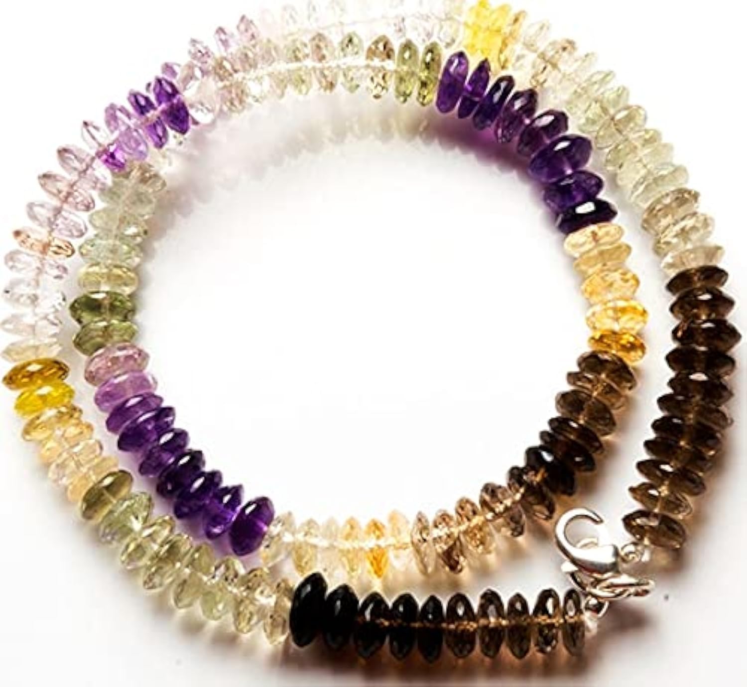 Perles améthyste citrine quartz fumé pour fabriquer un cadeau personnalisé