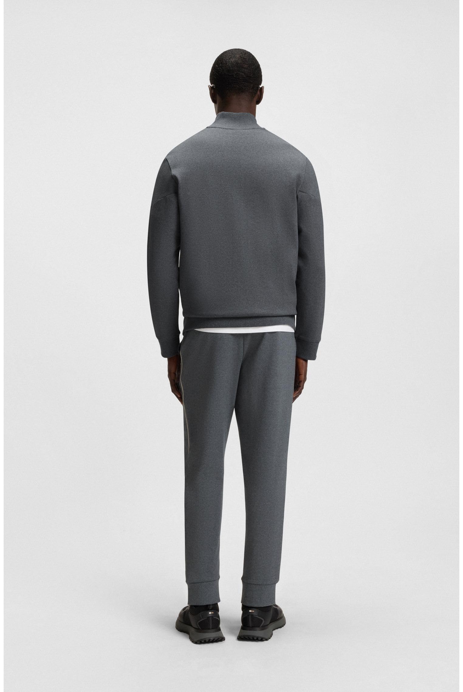 BOSS Herren Tracksuit Set AMZ IN Trainingsanzug aus Interlock-Baumwolle mit Logo-Details