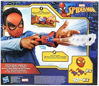 Marvel Spiderman Roleplay Set Mask With Web Shooters