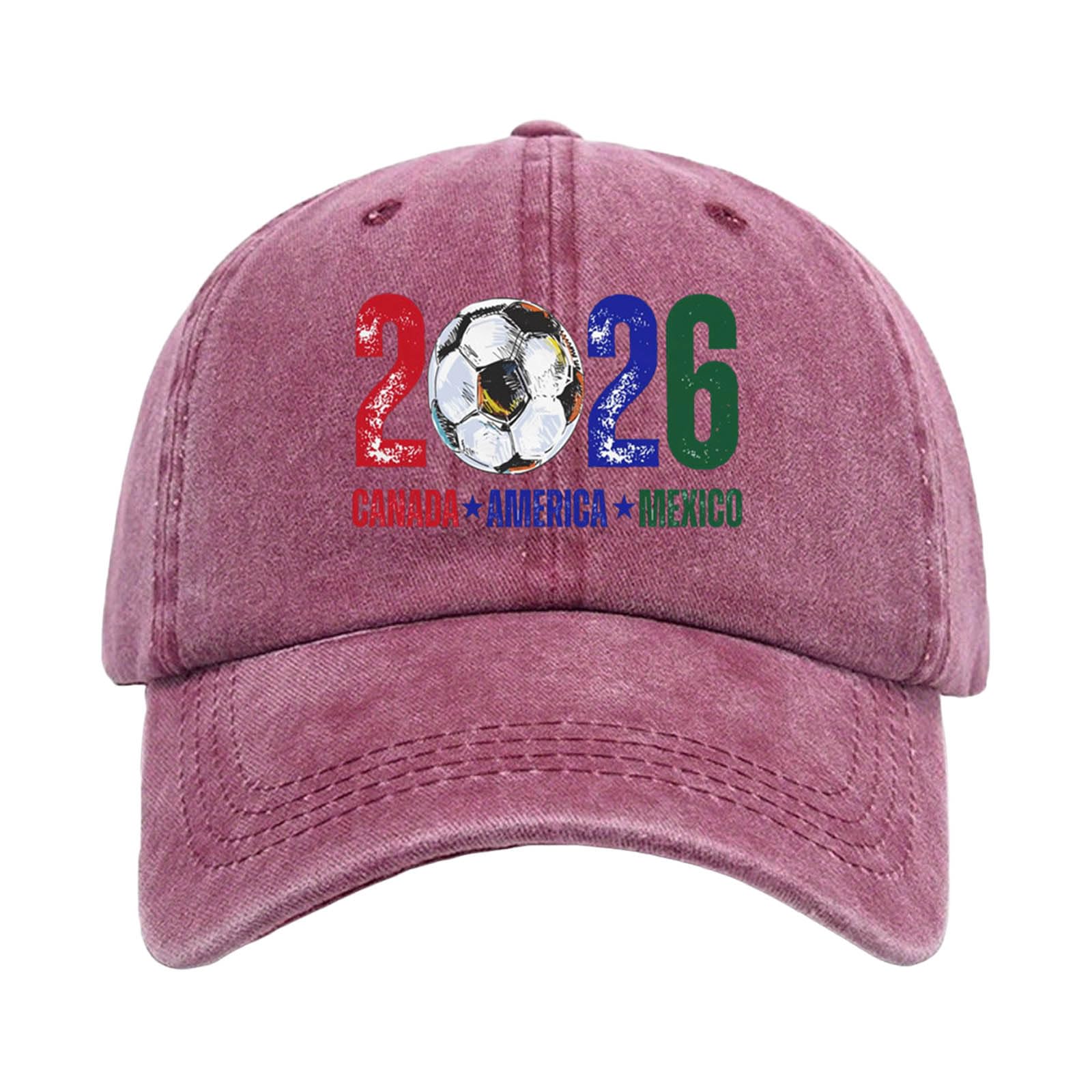 Unisex Baseball Caps Adjustable Sports Fan Hat with Embroidered Logo Outdoor Sun Protection Visor Lightweight Breathable Summer Accessory for Football Fans