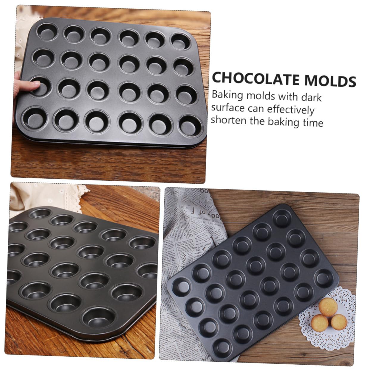 SHOWERORO 2stücke Antihaft-muffin-backformen Wiederverwendbare Puddingformen Für Kuchen Backformen Für Muffins Geeignet Für Traditionelle Öfen Leicht Zu Reinigen