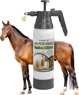 ExtremeMIST Oil Based Fly Sprays, High-Performance Equine Mister, Handheld Pump Sprayer, Portable Stable Sprayer