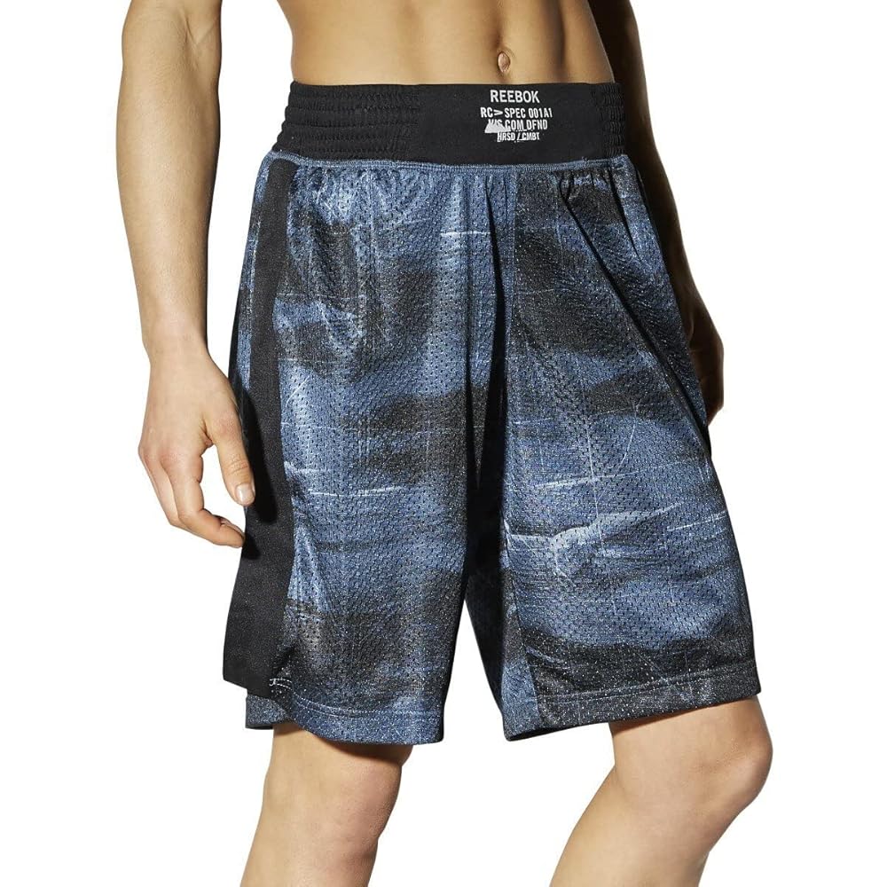 Reebok [BK2134] Womens Combat Prime Boxing Shorts S Blue at