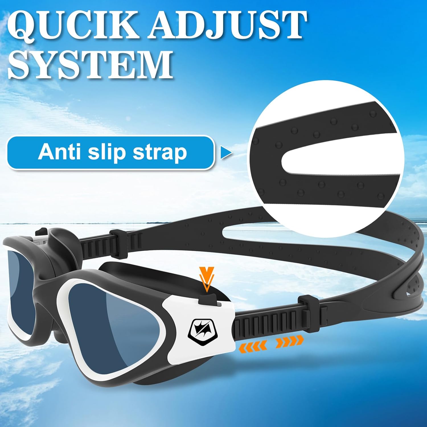 WIN.MAX Swimming Goggles Swim Pool Goggles Anti Fog Anti UV No Leakage Clear Vision for Men Women Adults Teenagers