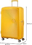 American Tourister Curio Spinner Carry-On Exp., Model Number - 143101-1371, Golden Yellow