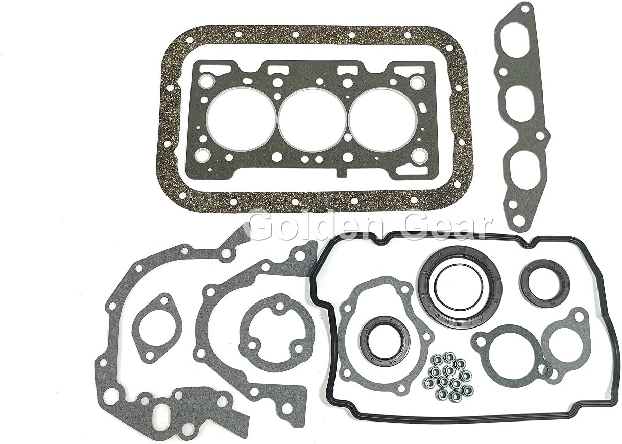 Full Engine Gasket Overhaul Kit Compatible with Suzuki F6A DD51T DB51T DB52T Non-Turbo DA51T DA51V DA52T DA52V DA52W DB51V DB52V DC51T Scrum DG51B DG51T DG51V DH51T DH51V DE51V DF51V