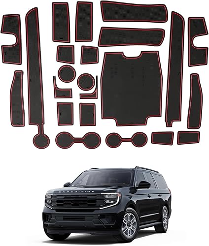 Miniatura 8 de SHAOHAO Alfombrillas con ranura para puerta Ford Maverick 2023 2024 2025 para Ford Maverick 2022 2023 2024 2025 Accesorios XLXLTLariat Pickup Truck