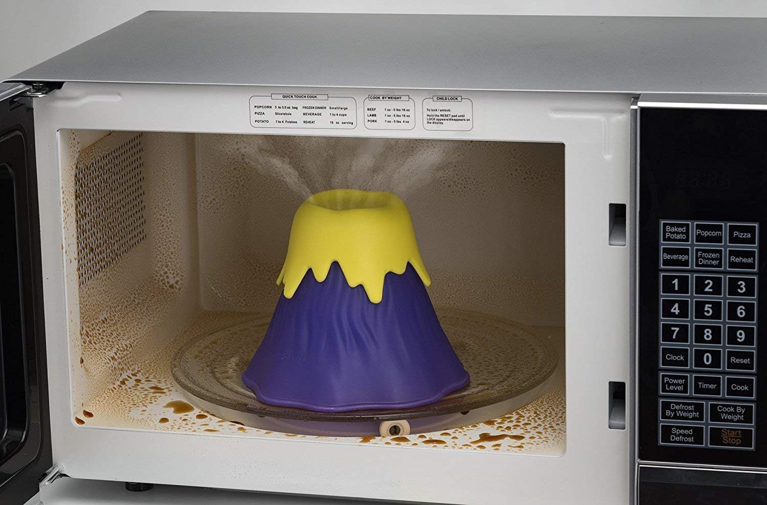 Smart Microwave Steam Cleaner Erupting Volcano Steam Cleaner Just