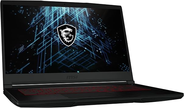 msi GF63 Thin Gaming Laptop: 11th Gen Intel Core i5, GeForce RTX 2050, 15.6 FHD, 144Hz, 8GB DDR4, 512GB NVMe SSD, Cooler Boost 5, Win 11: Black 11UCX-1424US