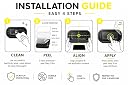 Muchacho Screen Protector Guard For NEW MAHINDRA XEV 9E Infotainment & Instrument Cluster Full Length Touchscreen || XEV 9E Car Display Accessory 2025 [Not Tempered Glass] - Clear gallery image