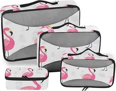 Pink flamingo packing cubes Clearance