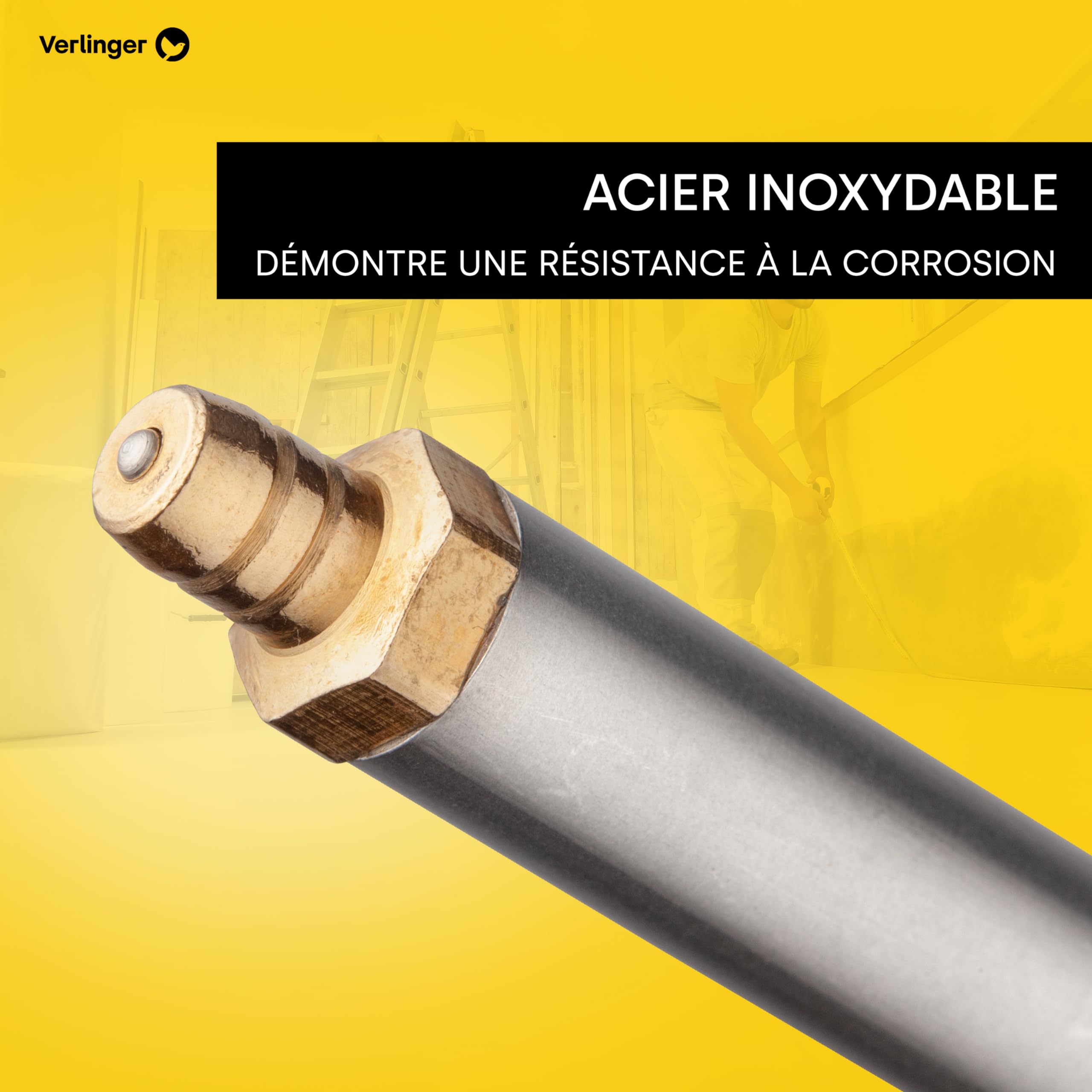 Pistolet pour Mousse PU - Applicateur Professionnel pour Remplissage, Étanchéité et Isolation - Pistolet Mousse de Construction et Adhésifs de Dosage Précis, Robuste et Durable Blanc