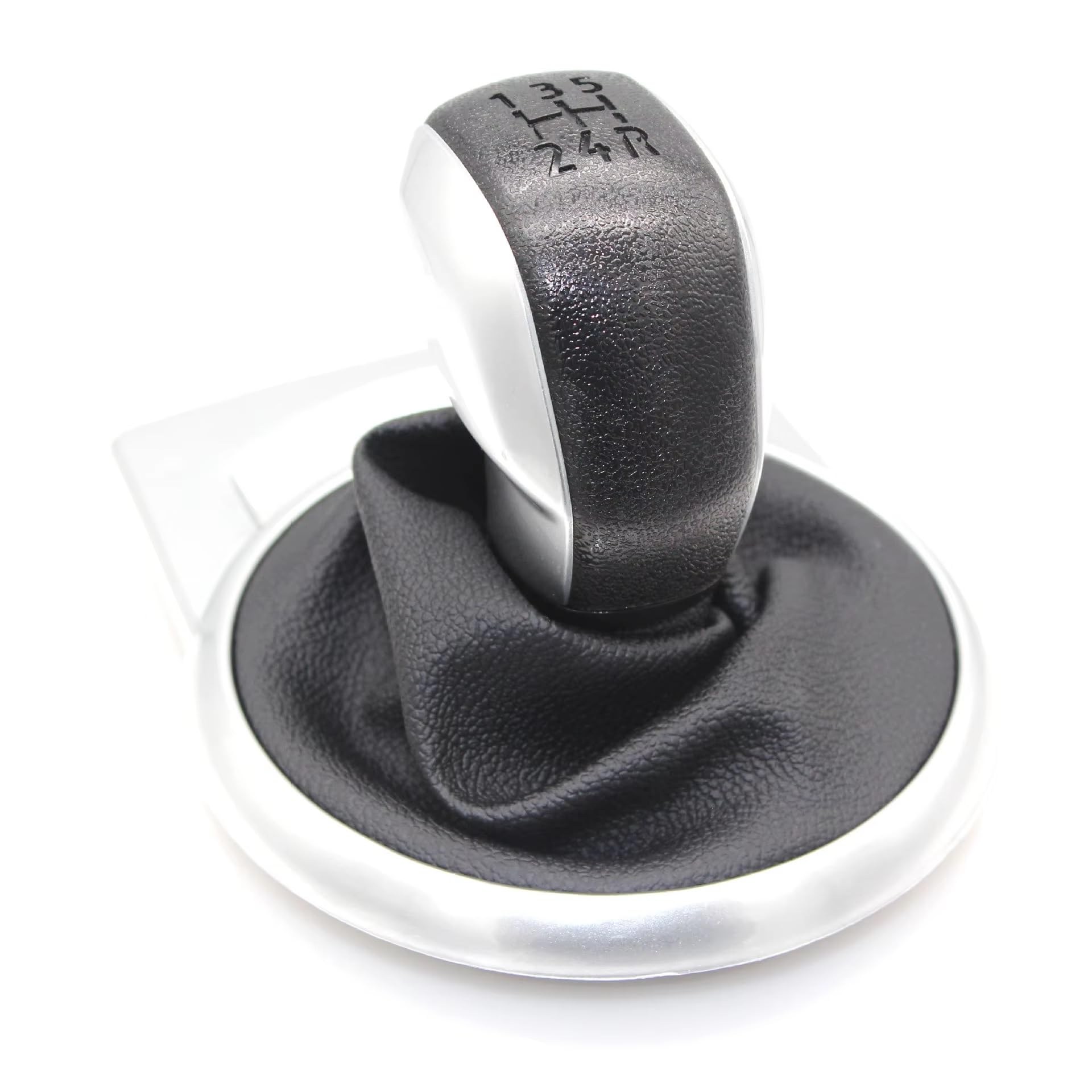 EFDDTBHE Compatible with Citroen for C4 MK1 2004 2005 2006 2007 2008 5 Speed Gear Shift Knob Gaiter Boot Cover Case Car Styling Shifter Handle