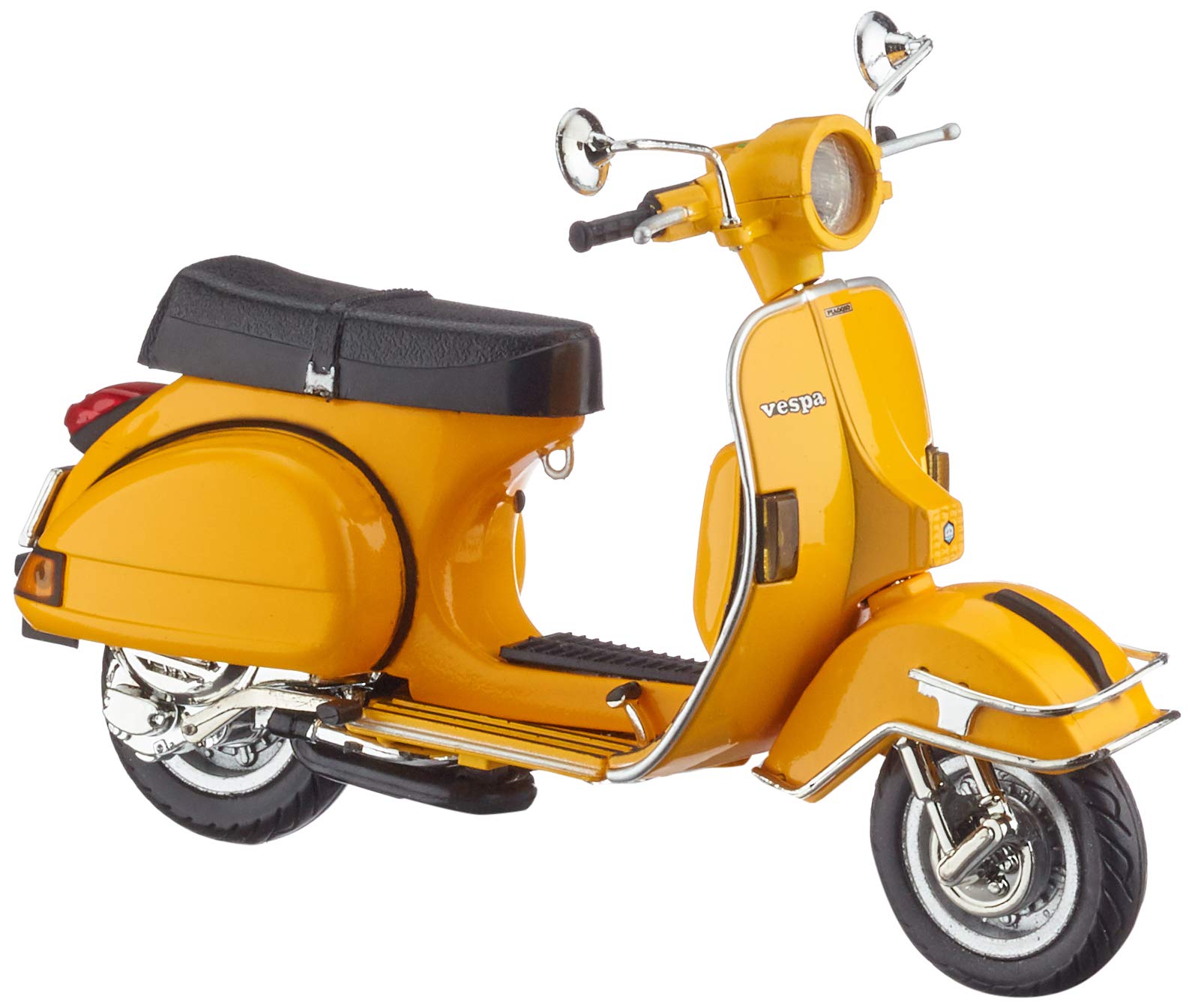 Vespa P200 del Scooter Model 1:12 Scale by Newray (Yellow