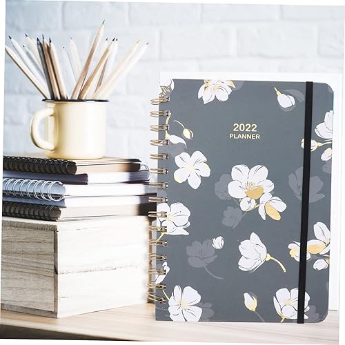 Miniatura 8 de NOLITOY 6 Pcs 2022 2022 Agenda New Year Planner Appointment Notepad College Ruled Notebook Appointment Calendar Daily Desk Calendars Schedule