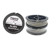 Vista 1 de Alien Wire 15 pies 5M (32GA + 0.3x0.8) para cortar espuma, calentamiento caliente, uso manual, cableado de resistencia para el hogar