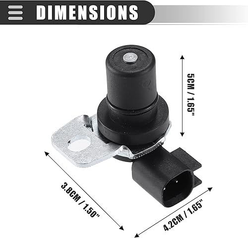 Miniatura 4 de Motoforti Sensor de velocidad de transmisión, para Ford F-150 2004-2010, para Ford Expedition E-150, para Lincoln Mark LT Town Car, sensor de