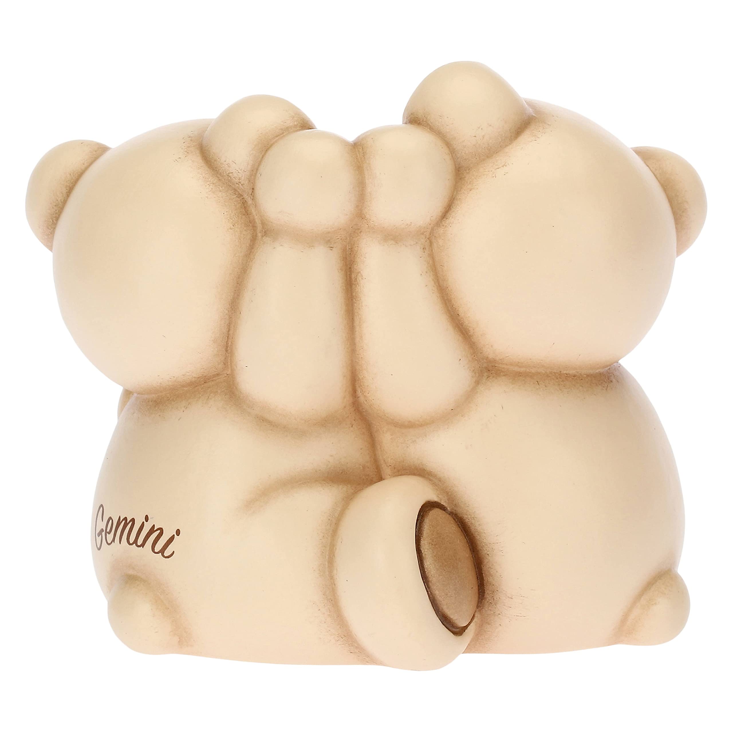 THUN - Gemelli Teddy Stars - Living, Icone - Ceramica - 7,3x5,6x6,5cm h