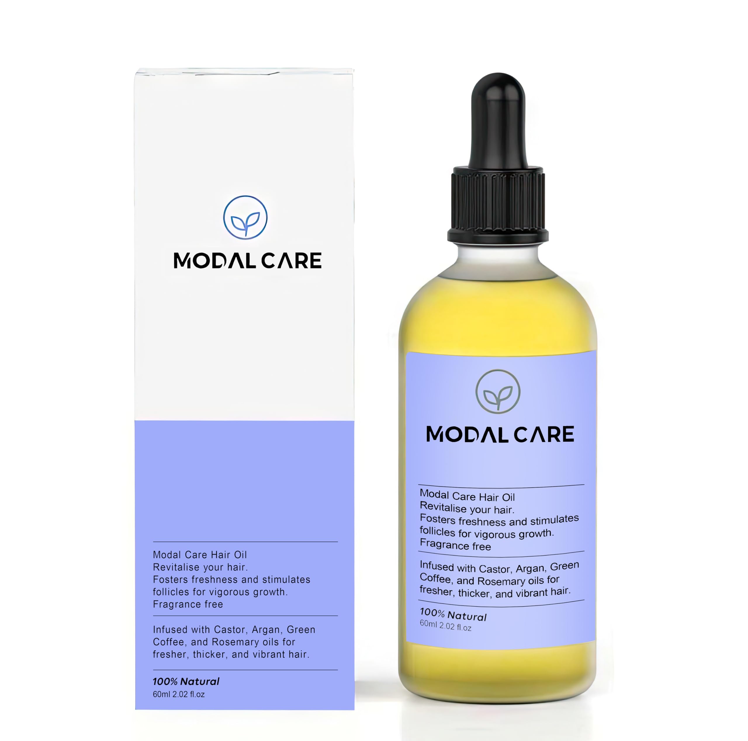 Caffeine Hair Growth Oil for 4C & Afro Hair, Yellow, 60 ml (Pack of 1)