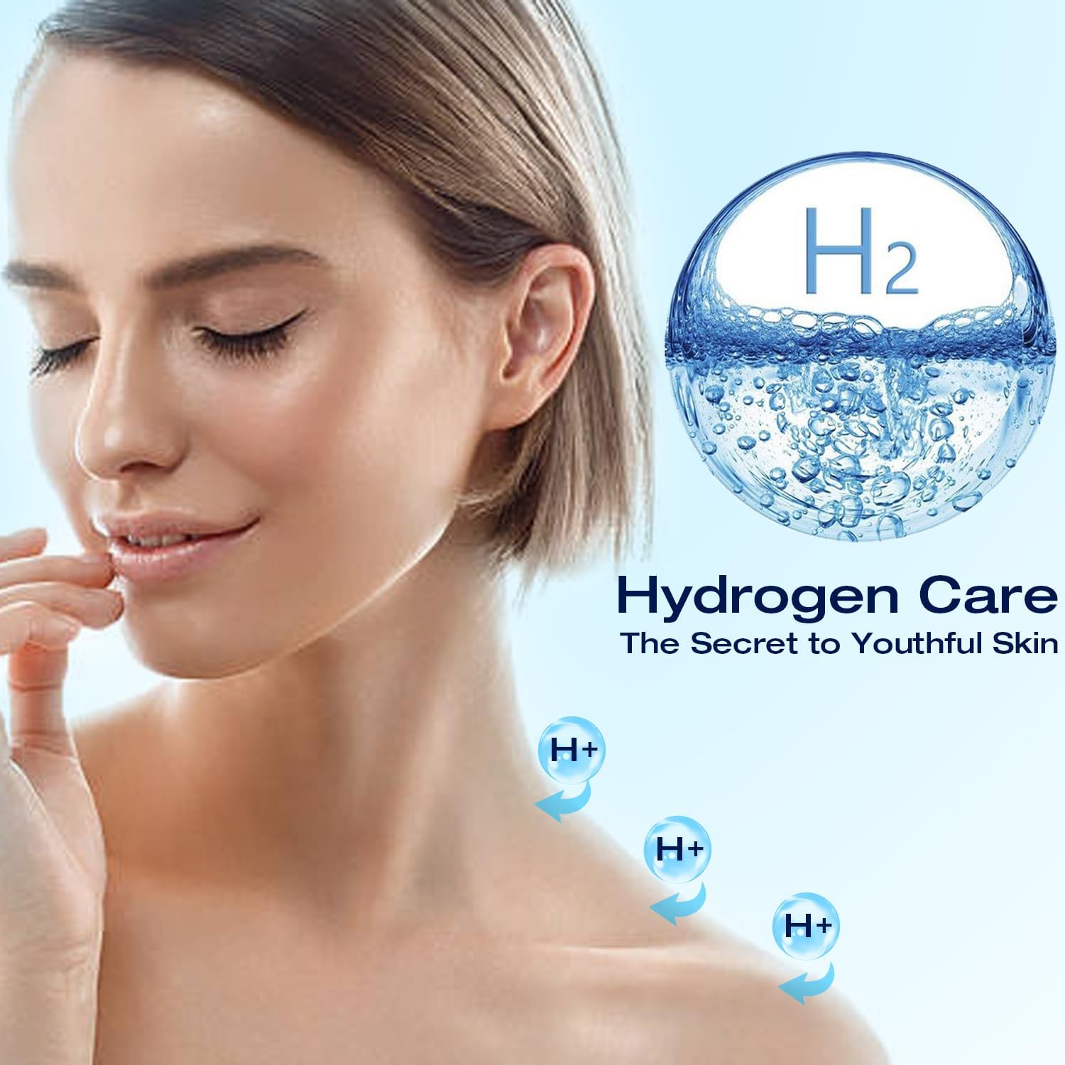 H&G Lifestyles Hydrogen Bath Bombs Beads for Bathing Spa Hot Tub Foot Soak Basin,Hydrogen-Rich H2 Water Soaking for Skin Glow Deep Hydration Anti-Aging Stress Relief