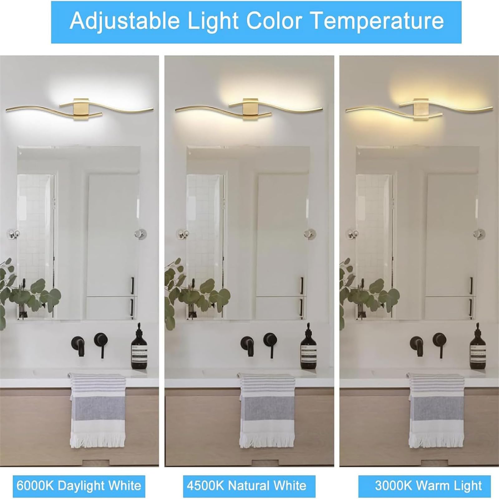 Lampa ścienna LED z akumulatorem USB z pilotem Ściemnialna lampa ścienna z funkcją timera Bezprzewodowe oświetlenie ścienne Zasilana baterią magnetyczną Oprawa ścienna do salonu (złota, 1 sztuka)