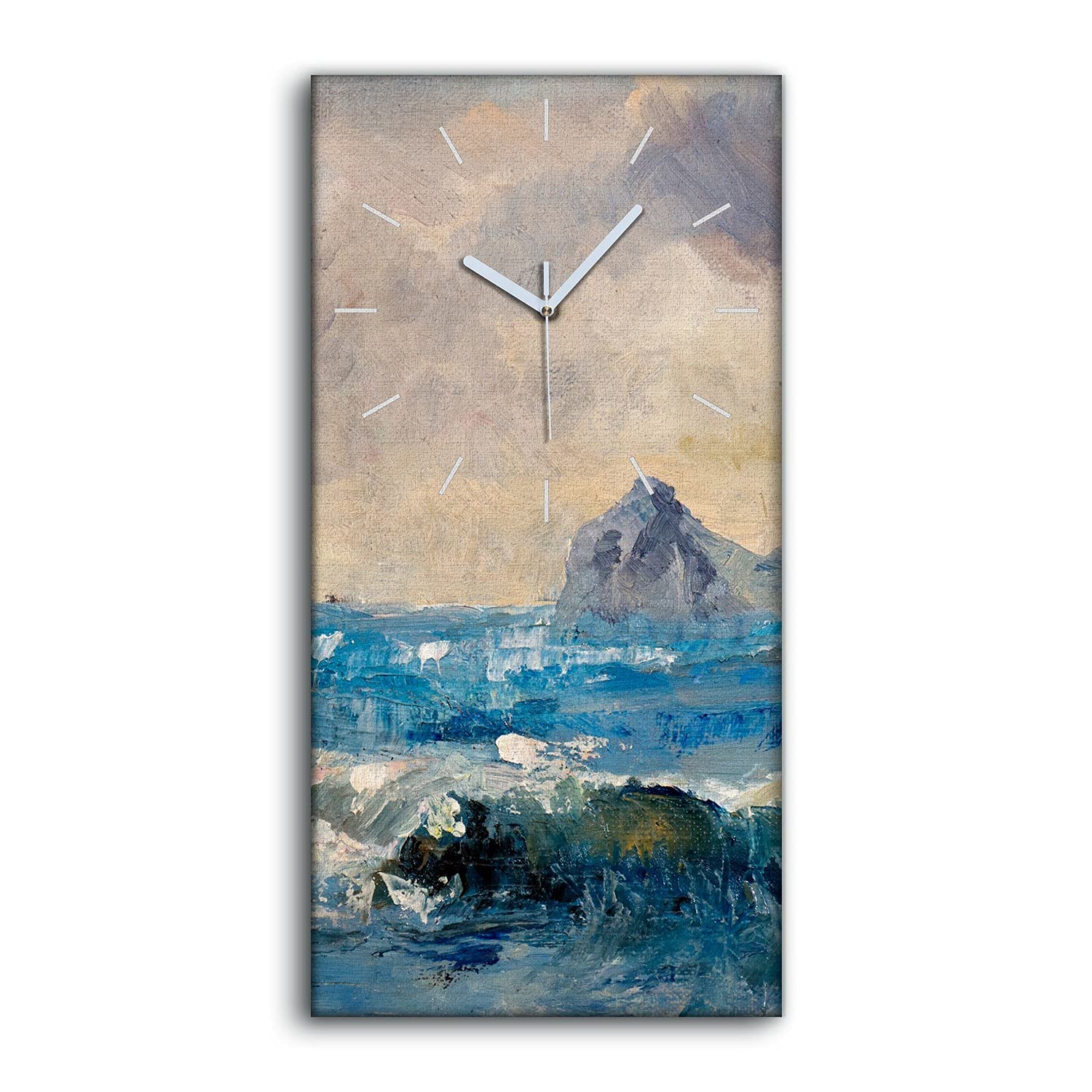Horloge silencieuse mer et vagues pour la décoration du salon et de la chambre