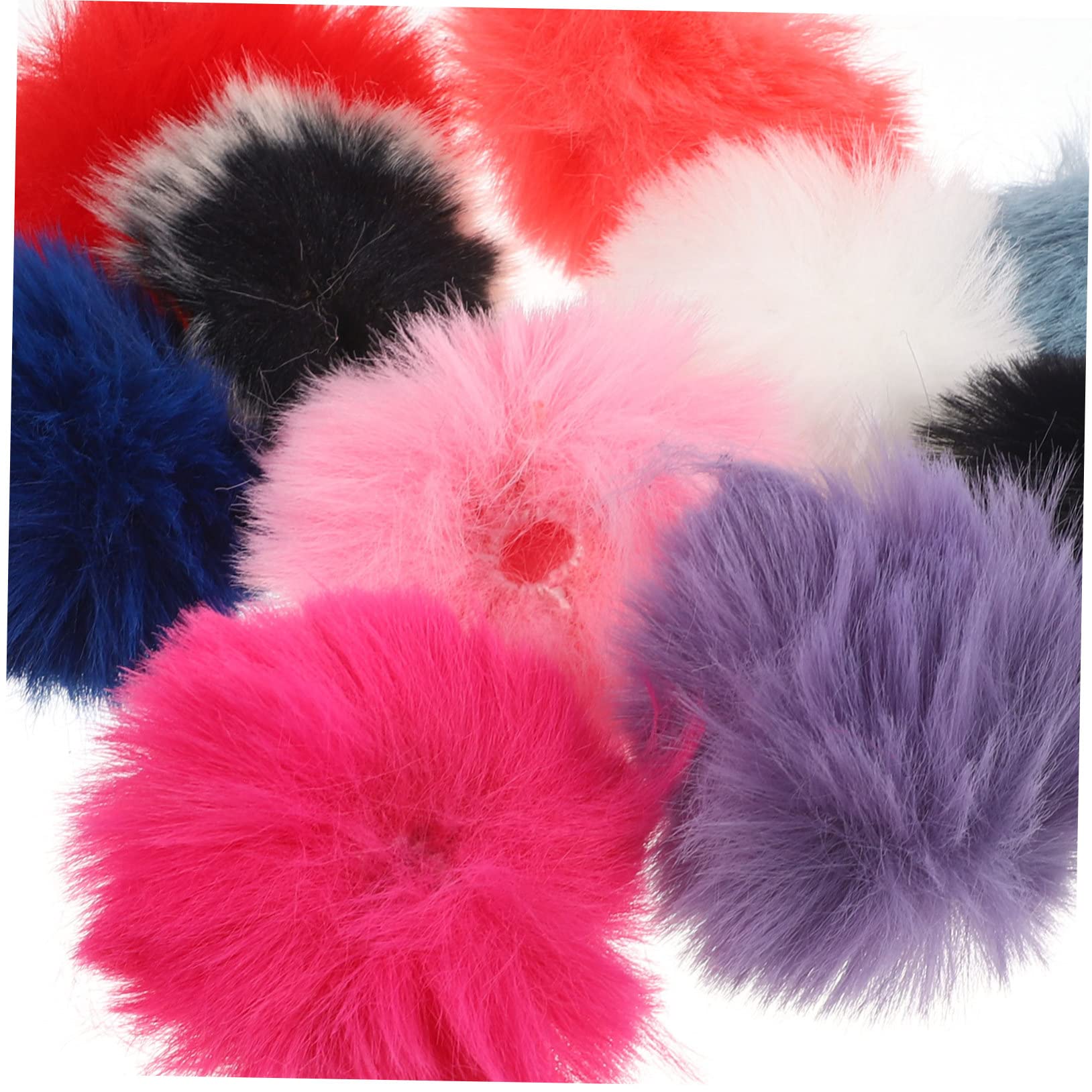 UKCOCO 30piezas Parabrisas De Microfono Furry Cubierta Anti-viento Para Micrófono Lavalier Protección Para Grabaciones Interiores y Exteriores