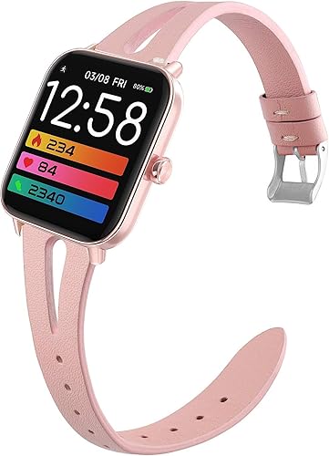 IDW13, IDW16, IDW19 - Correa de repuesto para reloj inteligente Lamshaw Slim Vintage compatible con TOOBUR, TEMINICE, VRPEFIT, Konitee, Gydom,