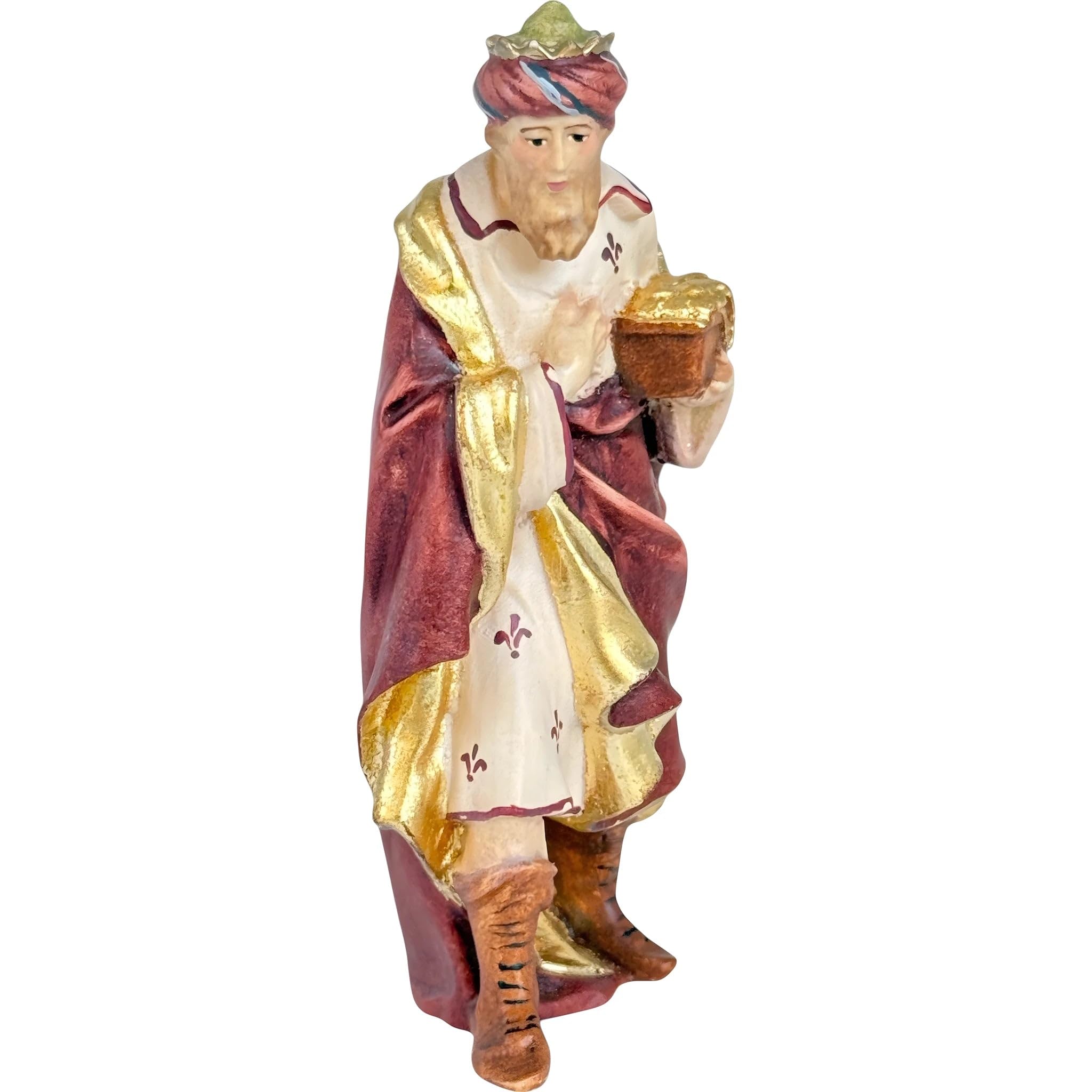 Dolfi's Colored Maple Wood Melchior Figure
