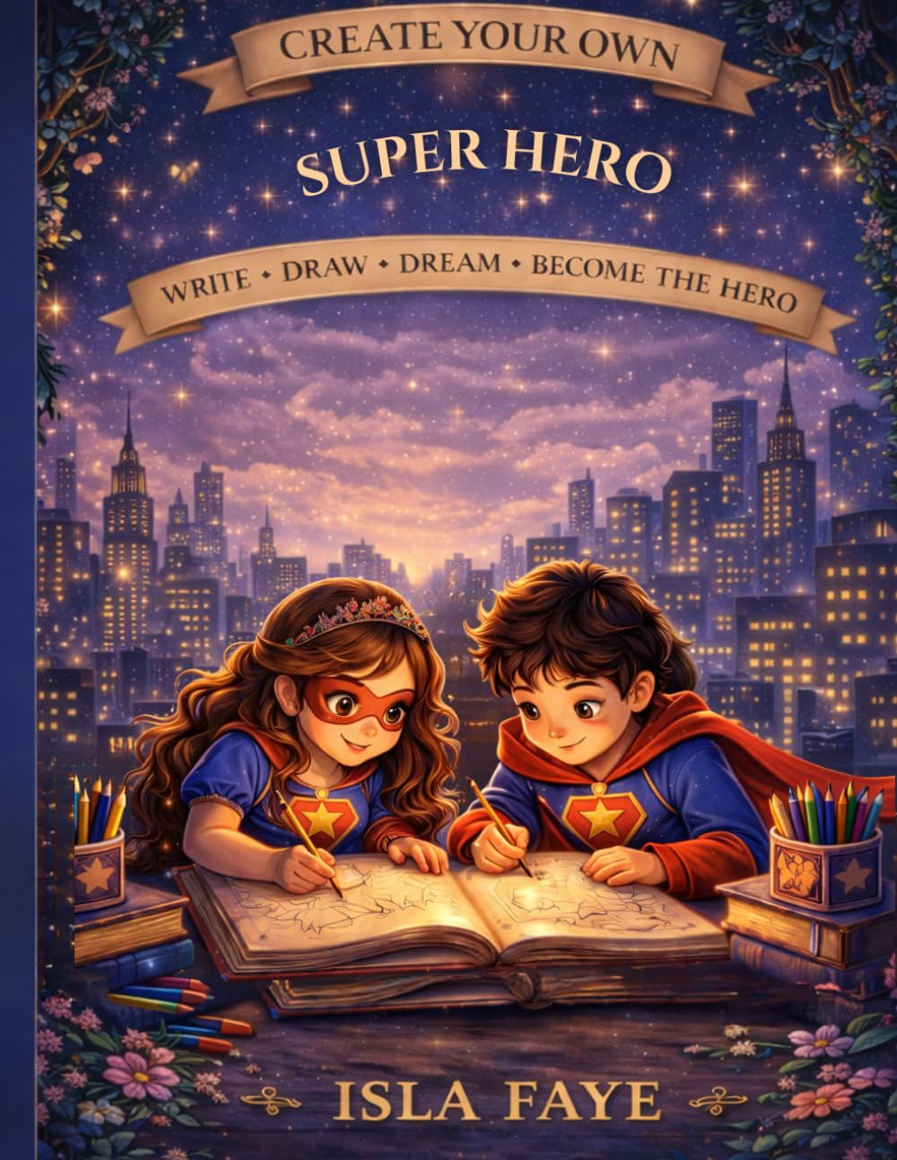 Create Your Own Super Hero Adventure: A Creative Drawing and Storytelling Book for Kids: Create the story. Keep the magic. (Create Your Own Adventures)