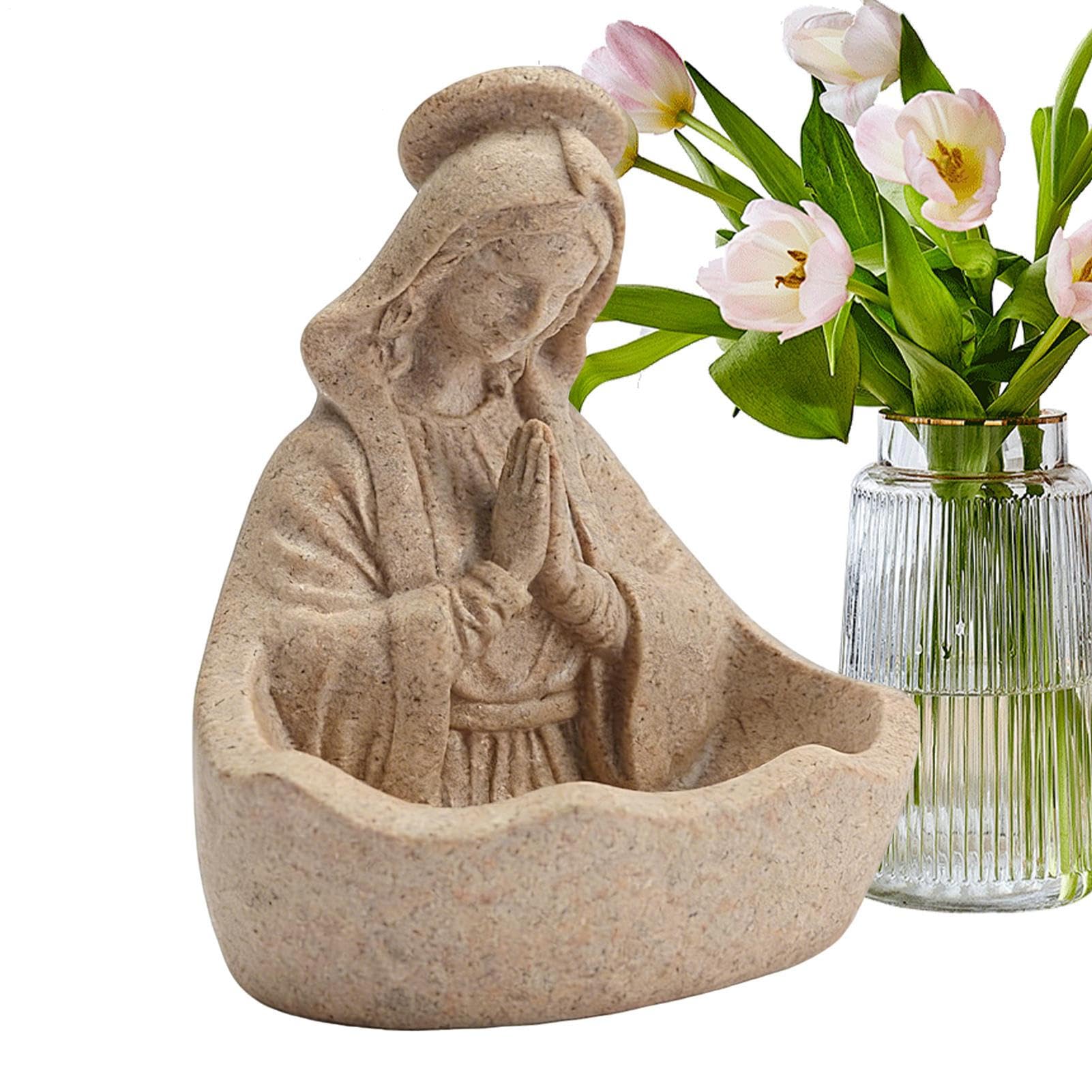 Statuette Vierge Marie miniature en résine pour approfondir votre prière et méditation chrétienne