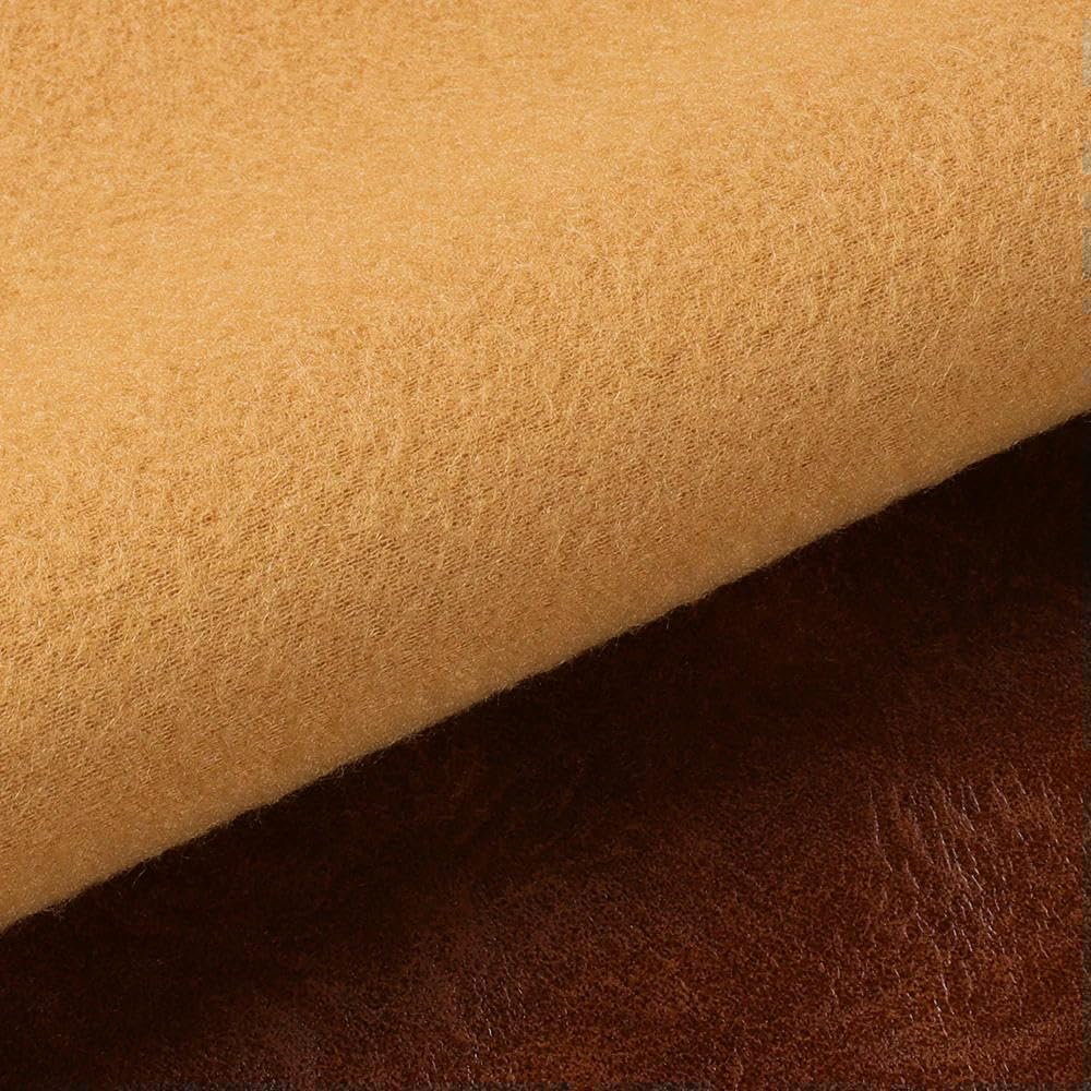 Materiał skórzany, tkanina skórzana, brązowe arkusze tkaniny tapicerskiej z prawdziwej skóry 1,0 mm dla majsterkowiczów wiele rozmiarów rękodzieła skórzanego(100x140cm)