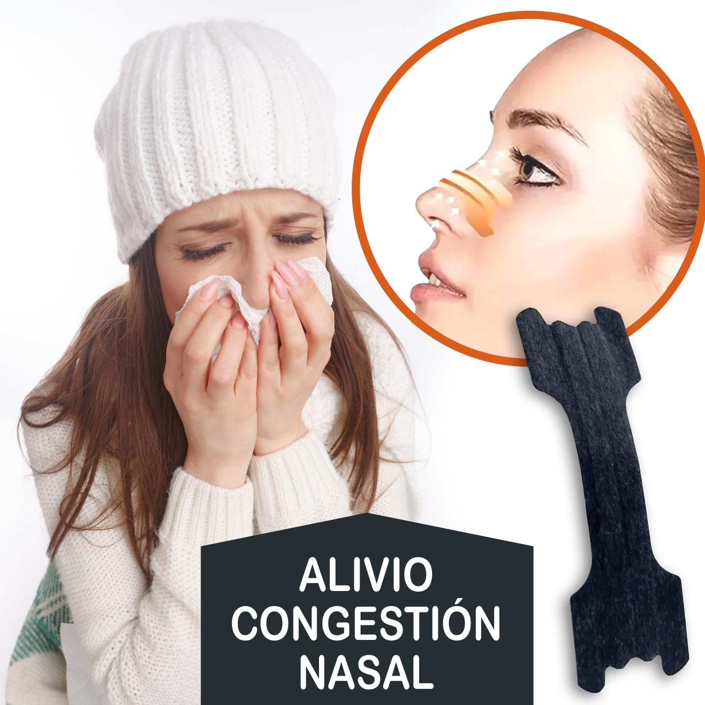 PACK PREMIUM 60 Tiras Nasales Antironquidos Para Dormir Breathe Right Tiras Nasales Ronquidos Soluciones Tiritas Nariz Respirar Mejor Por La Nariz Tiras Antironquidos Nasal Strips Dejar De Roncar