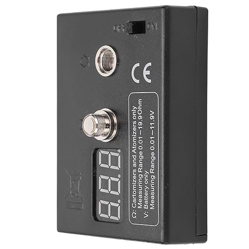 Miniatura 2 de Probador de resistencia de bobina, función de quema de cableado exacta Pequeño medidor de OHM de alambre de error para bricolaje