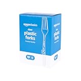 Disposable Clear Plastic Forks, Premium Quality, 100 Count, Large Pack