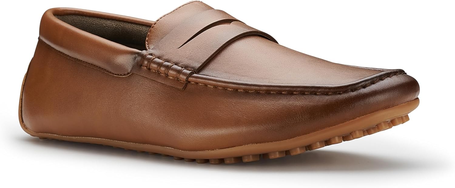 Leather Cognac (Driver Loafers)