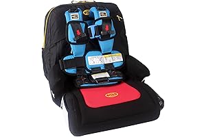RideSafer Lightweight, Compact, Convenient for Everyday Use, Rideshare, Travel & More Belt Positioning Booster Seat