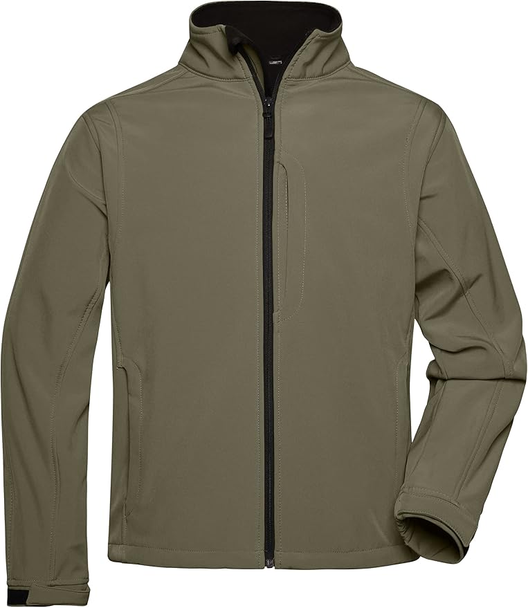 JAMES & NICHOLSON Gilet matelassé Sportif a col Montant (XL, Rouge/Noir