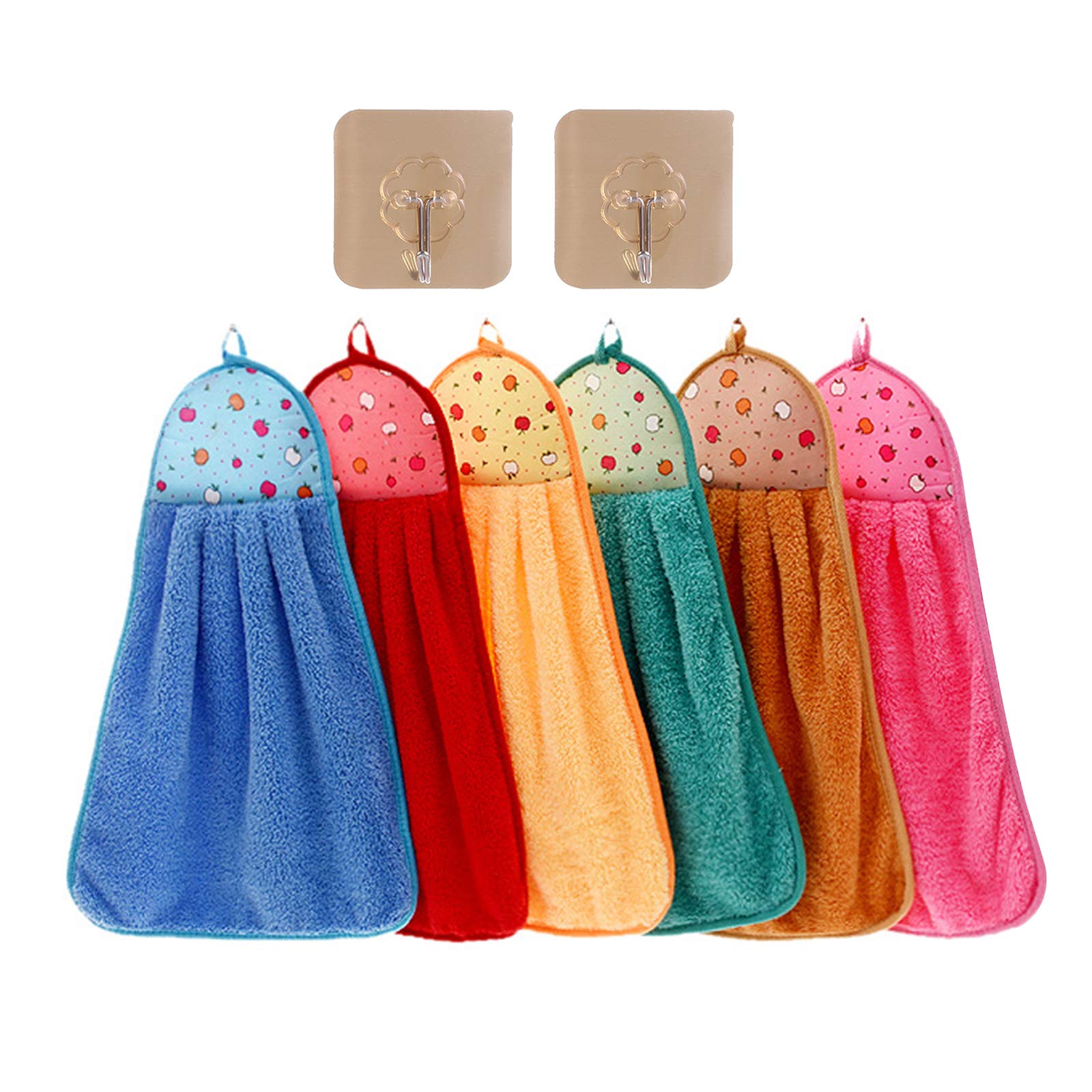 Set 5 Asciugamani Mano - Ultra Assorbenti Con Occhiello Per Cucina E Bagno - Foto 3