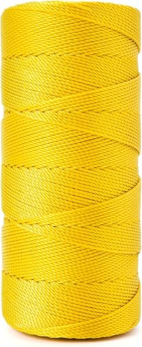 Miniatura 43 de HONGDA Cuerda de nailon trenzada, #15 x 375 pies, cuerda de nailon para trabajos de mampostería, línea de trote, línea de señuelo, fabricación