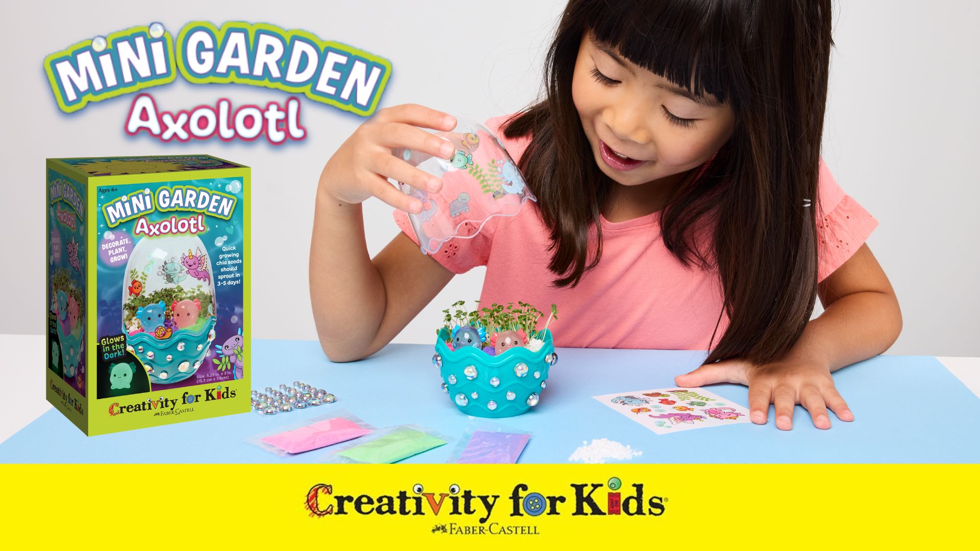 Amazon.com: Creativity for Kids Mini Garden: Axolotl Terrarium